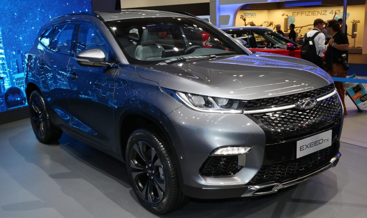 Tani elektryczny SUV Chery Exeed TX w Europie w 2019 roku